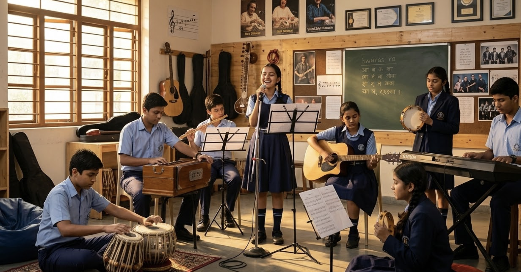 Cultural celebration at school